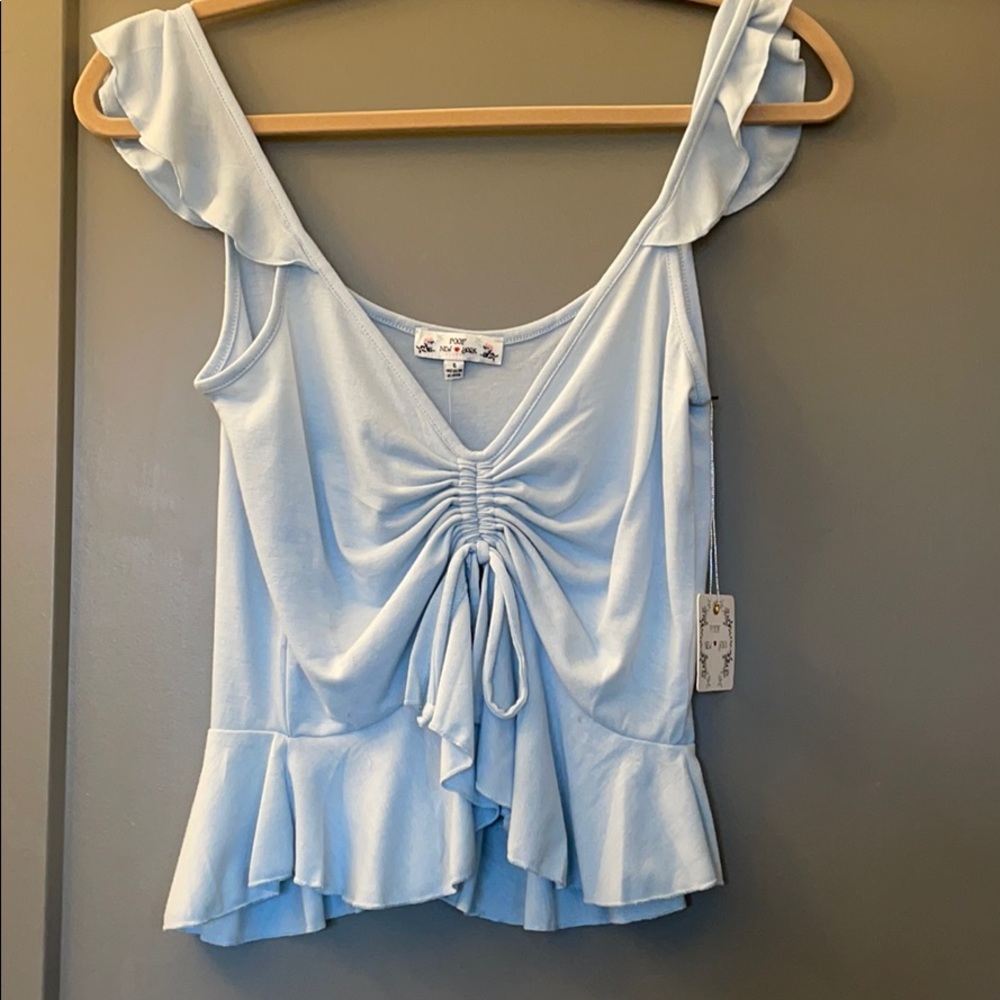 NWT blue tank top